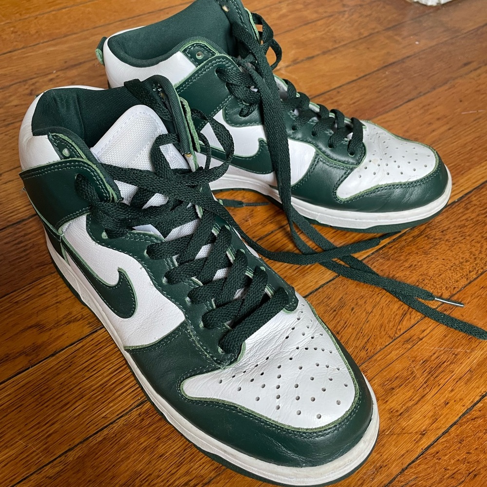 Nike dunk high spartan  green